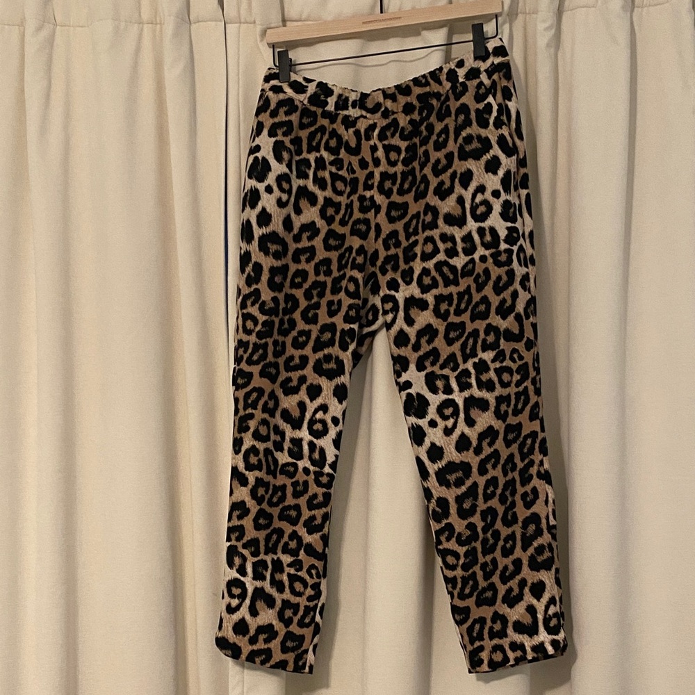 Banana Republic Leopard Print Pants M